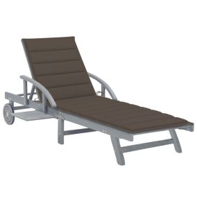 Transat chaise longue bain de soleil bois Helloshop26