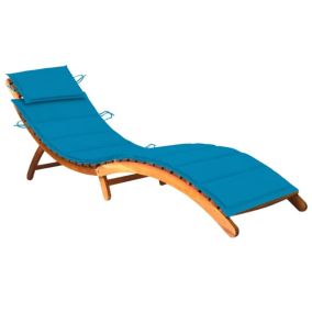 Transat chaise longue bain de soleil bois Helloshop26