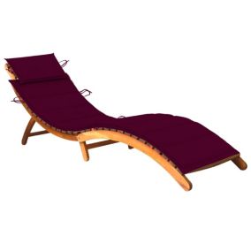 Transat chaise longue bain de soleil bois Helloshop26