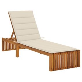 Transat chaise longue bain de soleil bois Helloshop26