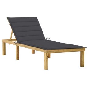 Transat chaise longue bain de soleil bois Helloshop26