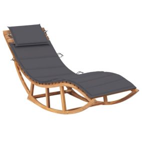 Transat chaise longue bain de soleil bois Helloshop26