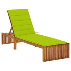 Transat chaise longue bain de soleil bois Helloshop26