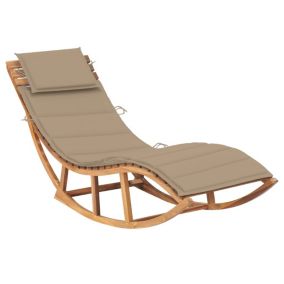 Transat chaise longue bain de soleil bois Helloshop26