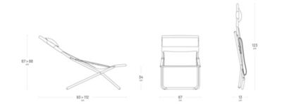 Transat Lafuma Transabed terre pliable