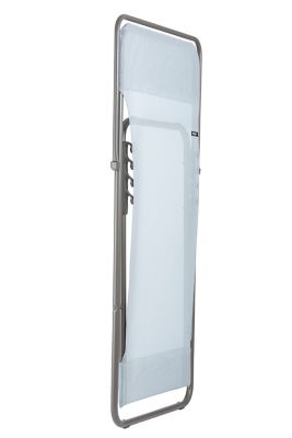 Transat pliant Lafuma Maxi Transat acier gris et polyester bleu ciel