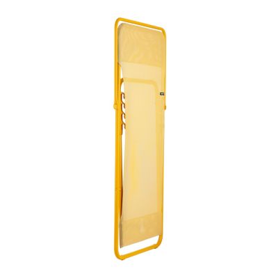 Transat pliant Lafuma Maxi Transat acier jaune miel et polyester jaune miel