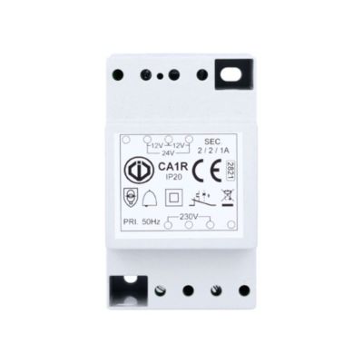 Transformateur 12-24 V 1-2 A - Classe Ii - Ca1r