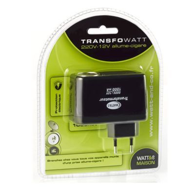 Transformateur 230V Allume-cigare Watt&Co