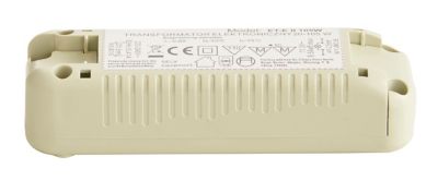 Transformateur Halogène 105W 220-240V Vers 12V – Compatible G4 MR16 Quartz, Sécurité CE !