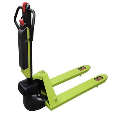 Transpalette électrique à fourches longues 1500x525mm - Capacité 1,2T - Idéal palettes longues ou prise de deux palettes -