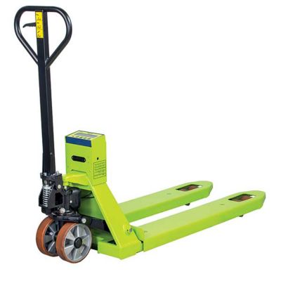 Transpalette manuel peseur - Fourches 1185x555mm - Charge max 2500kg - Haute précision à 0.05% - Balance à piles - G6B330UV100