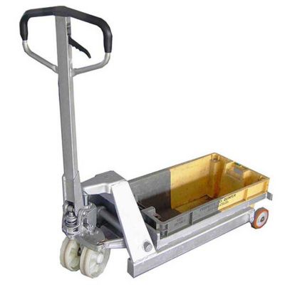 Transpalette pour bac alimentaire  en acier galvanisé anti-corrosion - Transport de bac de 30/60 litres - 857009733