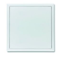 Trappe de visite acier laqué blanc Placo 50 x 50 cm