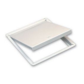 Trappe de visite acier laqué blanc 40 x 40 cm Placo®