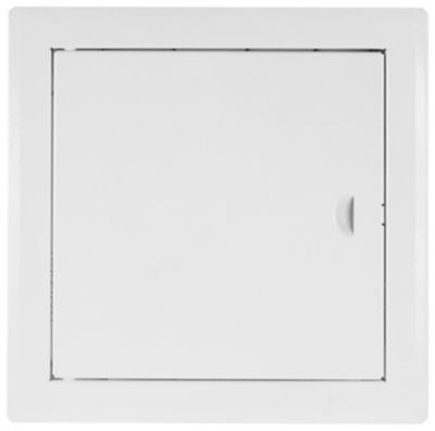 Trappe de visite acier laqué blanc Diall blanc 20 x 20 cm