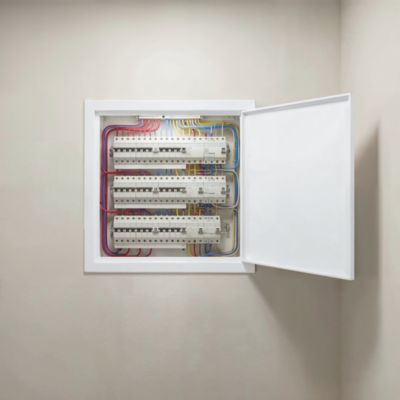 Trappe de visite acier laqué blanc Diall blanc 50 x 50 cm