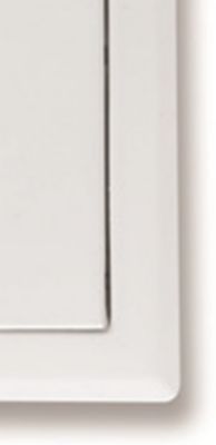 Trappe de visite acier laqué blanc Placo 30 x 30 cm