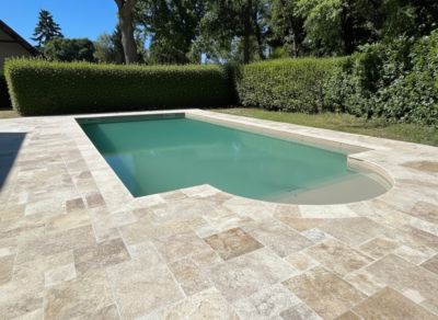 TRAVERTIN RUSTIC (2nd Choix) , pierre naturelle, Opus 4 formats EP 1,2cm  (carton de 0,74m2) - PATTOM LIVRAISON CHARIOT EMBARQUÉ