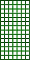 Treillage rectangle GM maille carrée 12 cm l. 100 x H. 197 cm