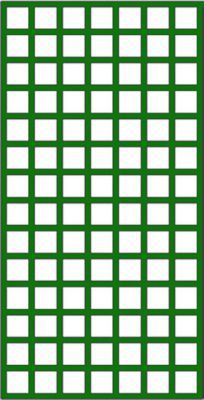 Treillage rectangle GM maille carrée 12 cm l. 100 x H. 197 cm
