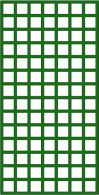 Treillage rectangle GM maille carrée 6 cm l. 100 x H. 197 cm