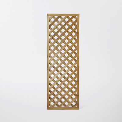 Treillis carré en pin avec cadre 61 x h.183 cm