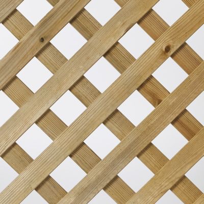 Treillis carré en pin avec cadre 61 x h.183 cm