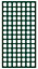 Treillis carré en pin vert 100 x h.197 cm