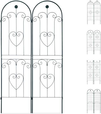 STFALI - Treillis Jardin En U 160x140x120cm | Support Plantes Grimpantes - Tomates, Concombres, Fleurs