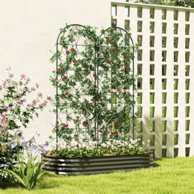Wigearss 2 Pièces Tuteur Plante Grimpante en Coco sur Piquet, Support de Plante Tuteur de Coco Pliable Poteau de Croissance de Plantes Grimpantes pour Jardin et Plantes Monstera, 60cm et 120cm