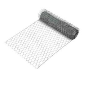 Treillis lumineux à triple maille torsadée hexagonale galvanisé 51 mm 1x10 m