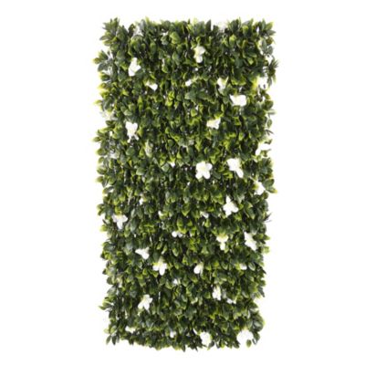 Treillis osier avec fleurs artificielles jasmin L.2 x l.1 m