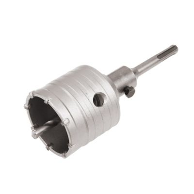 Trépan avec foret pilote Erbauer pour brique Ø.65 mm