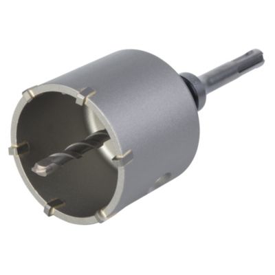 Trépan carbure de tungstène SDS+ Wolfcraft ø68 mm pour béton, maçonnerie et pierre