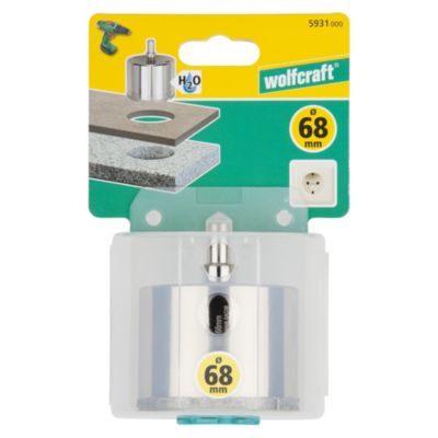 Scie Trépan Diamant 60mm Uxcell - Pour Carrelage, Céramique, Marbre, Granit - Perçage Propre