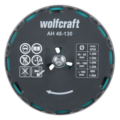 Trépan réglable Wolfcraft ø45 / 130 mm pour bois, aggloméré et contreplaqué