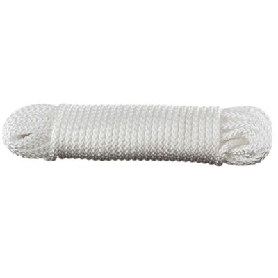 Tresse 20m polypropylène blanc - Blanc