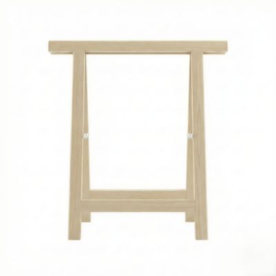Tréteau en bois hêtre Form L. 80 cm x H. 80 cm