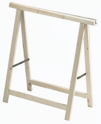 Tréteau en bois pin L. 75 cm x H. 75 cm