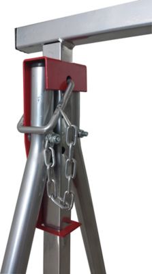 Tréteau extensible en acier époxy CQFD Artisan charge lourde 330 kg