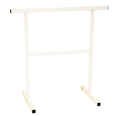 Tréteau fixe en métal époxy CQFD Solid blanc H. 74 cm