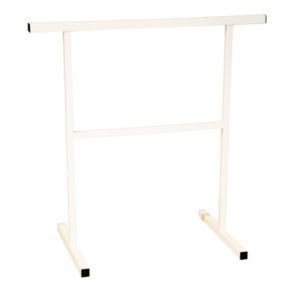 Tréteau fixe en métal époxy CQFD Solid blanc H. 74 cm