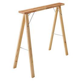 Tréteau pliable L. 79,5 cm Kipli bois pin massif