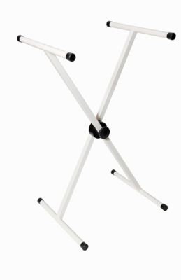 Tréteau pliant multifonction en acier époxy CQFD Campus blanc H. 38 à 95 cm
