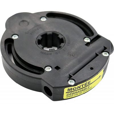 Treuil Pour Volet Roulant AFC - Réduction 1/6 - Entrée 7mm Hex - Sortie 8mm Carré - 125mm