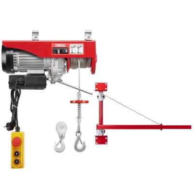 Treuil Electrique et Bras de support de palan électrique,Chevre de Levage 220v 1200W