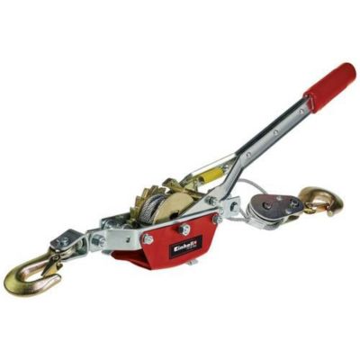 Treuil à levier manuel portable Einhell - force de traction 500 kg, câble 10 m