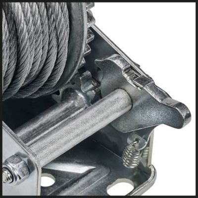 Treuil à manivelle Einhell TC-WI 800 2260170, 800 kg, câble 20 m, anti-retour, poignée Softgrip.