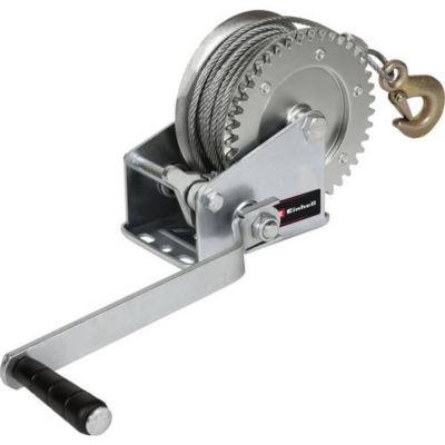 Treuil à manivelle portable Einhell TC-WI 800, câble 20 m, capacité 800 kg